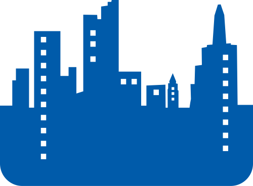 藍(lán)色城市矢量logo圖標(biāo) logo png