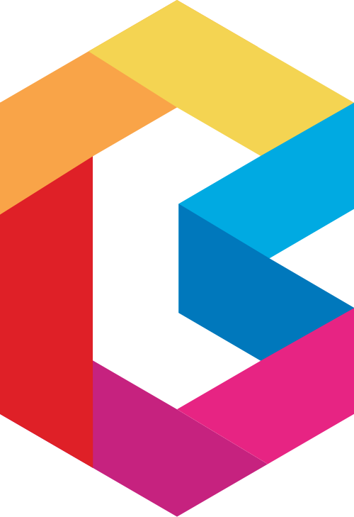 多彩幾何字母Blogo設(shè)計(jì)素材 logo png