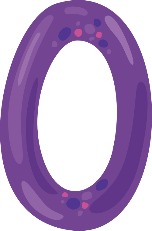 紫色字母O可愛(ài)動(dòng)物logo設(shè)計(jì)素材 logo png