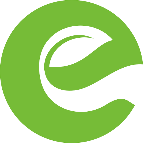 樹葉字母E綠色環(huán)?？萍蓟ヂ?lián)網(wǎng)矢量圖標(biāo)素材 logo png