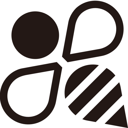 簡約幾何蜜蜂矢量圖形 logo png