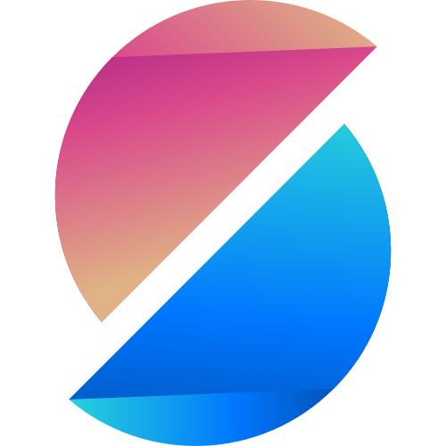 藍紅漸變s字母圖標(biāo) logo png