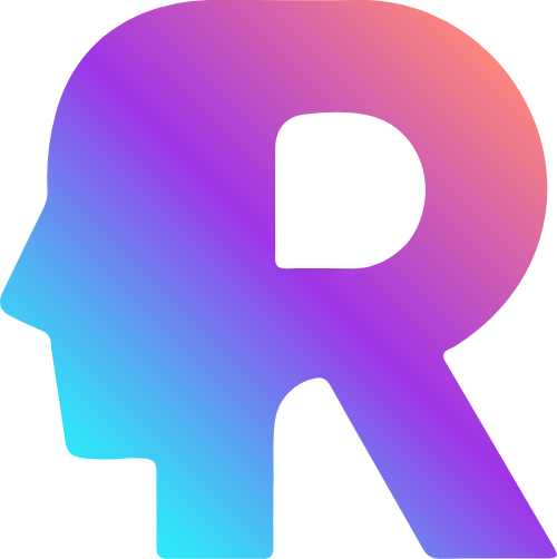機器人R字母 logo png