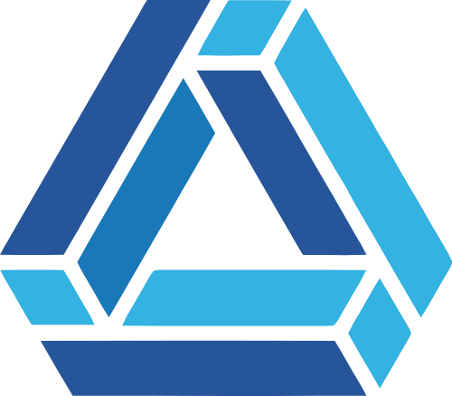 立體空間三角形矢量圖標(biāo) logo png