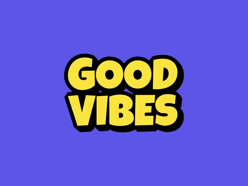 GOOD VIBESLOGO設(shè)計(jì)