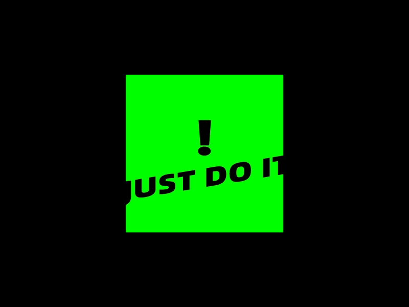 JUST DO ITLOGO設(shè)計