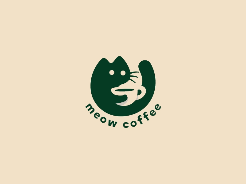 meow coffee Logo Maker - Design meow coffee logos online