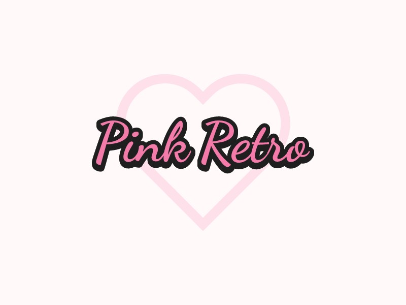 Pink Retro Logo Maker - Design Pink Retro logos online