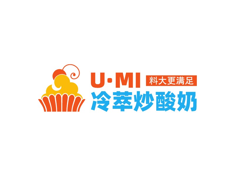 U·mi 冷萃炒酸奶LOGO設計